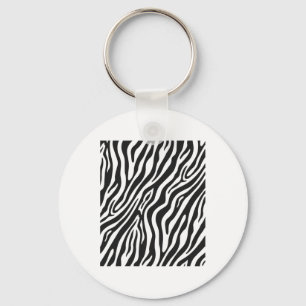 Zebra Pattern Funny Graphic Schlüsselanhänger