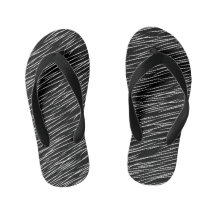 Zebra Pattern Kid's Flip Flops