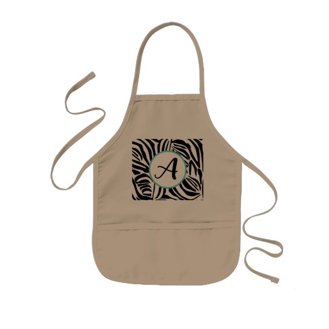 Zebra Pattern Kinderschürze (Vorne)