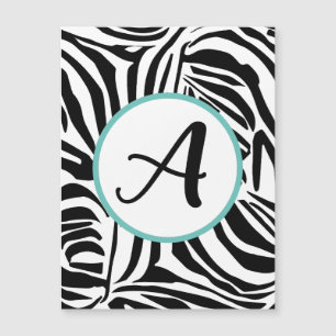 Zebra Pattern Magnetkarte