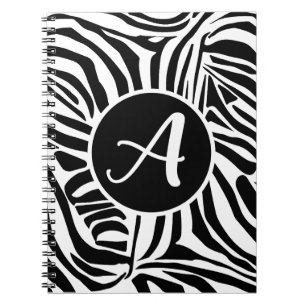 Zebra Pattern Notizblock