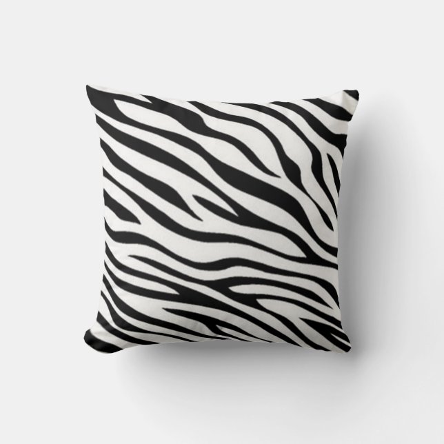 Zebra Pattern Pillow Kissen (Vorderseite)