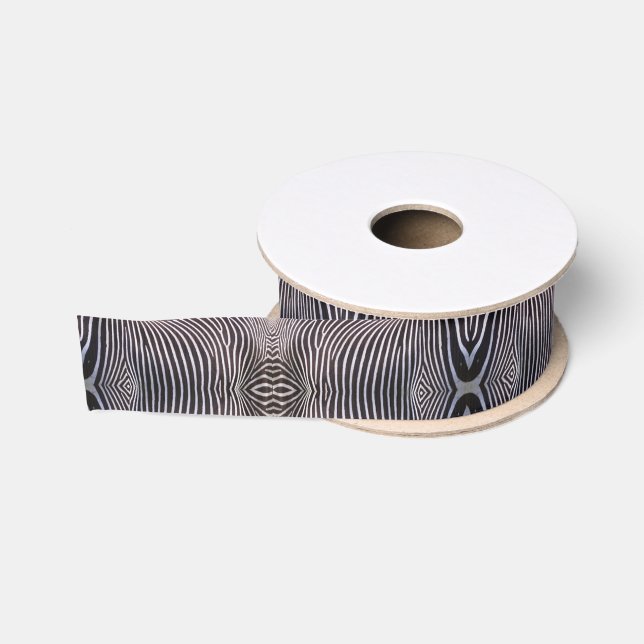 ZEBRA PATTERN STYLE RIPSBAND (Spule)