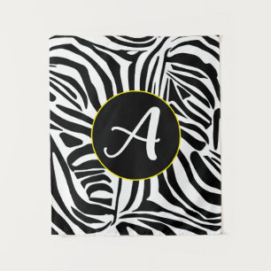 Zebra Pattern Wandteppich