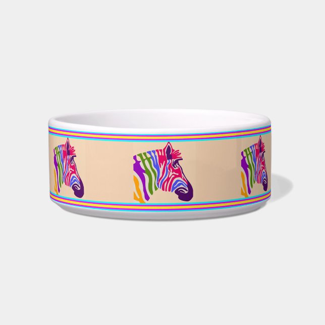 Zebra Pet Bowl Napf (Vorderseite)