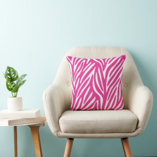 ZEBRA PINK KISSEN