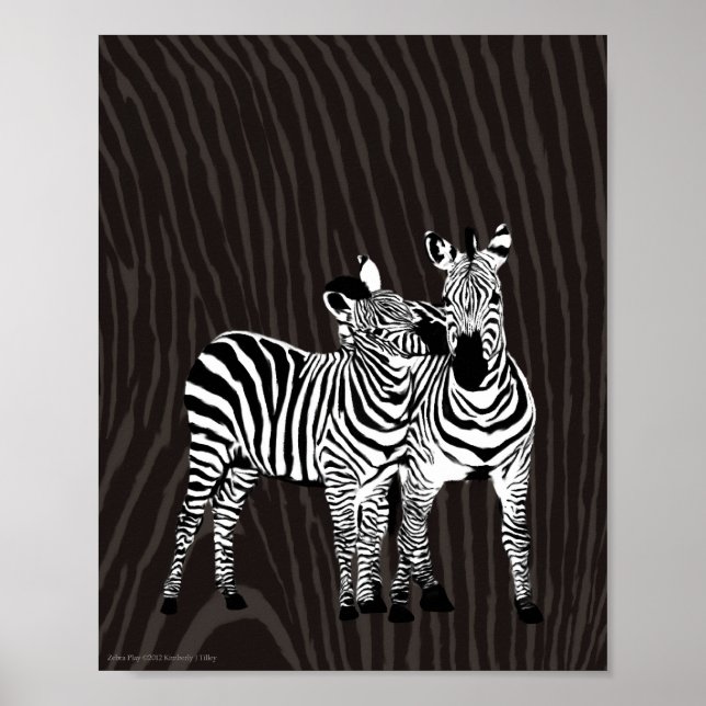 Zebra Play Poster (Vorne)
