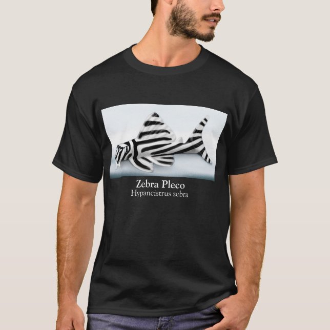 Zebra Pleco Dunkelheits-T - Shirt (Vorderseite)