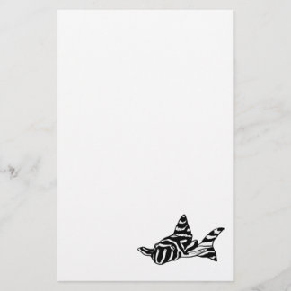 Zebra Plecostomus Pleco Fish Stationary Briefpapier