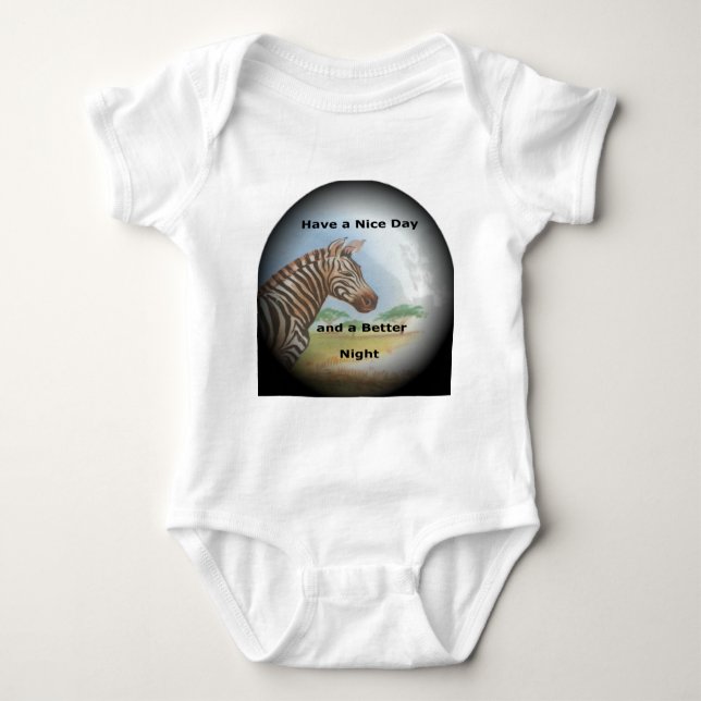 Zebra Portrait, Amboseli: Der Geist der Savanna Baby Strampler (Vorderseite)