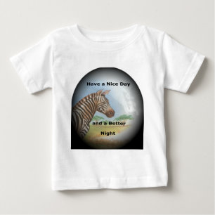 Zebra Portrait, Amboseli: Der Geist der Savanna Baby T-shirt