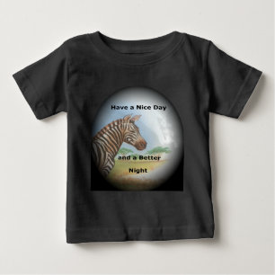 Zebra Portrait, Amboseli: Der Geist des Wilden Baby T-shirt