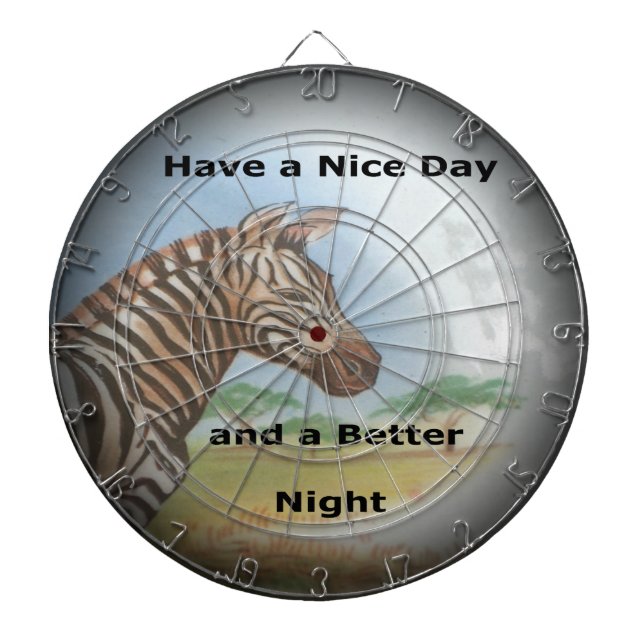 Zebra Portrait, Amboseli: Der Geist des Wilden Dartscheibe (vorne)