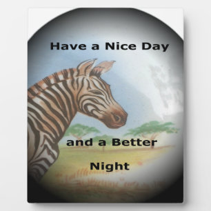 Zebra Portrait, Amboseli: Der Geist des Wilden Fotoplatte