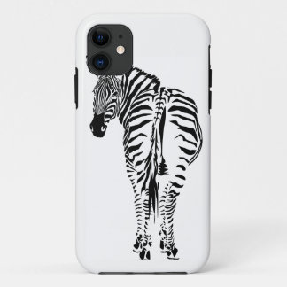 Zebra-Porträt Iphone Fall iPhone 11 Hülle