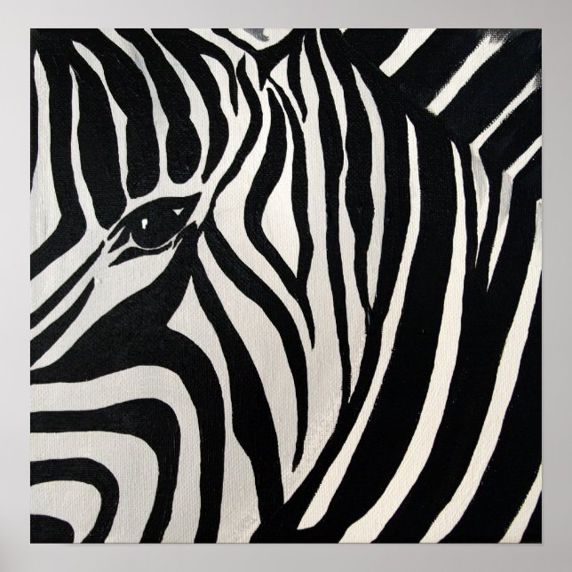 Zebra Poster (Vorne)
