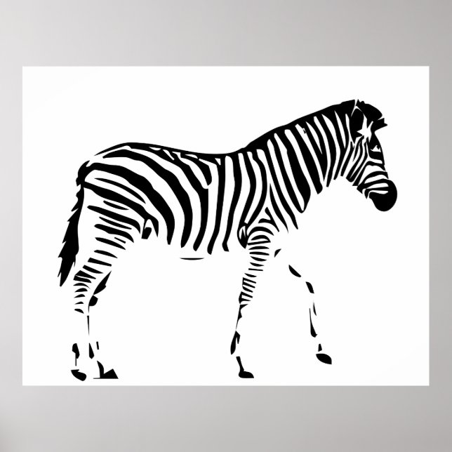 Zebra Poster (Vorne)