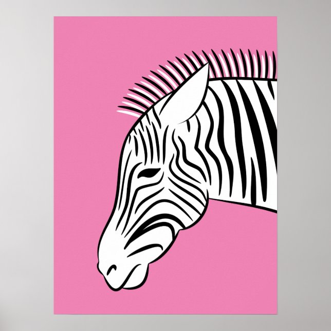 Zebra Poster (Vorne)