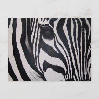 Zebra Postkarte