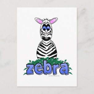 ZEBRA POSTKARTE