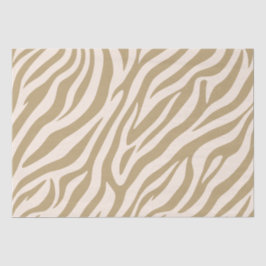 Zebra Print-Beige- Seidenpapier