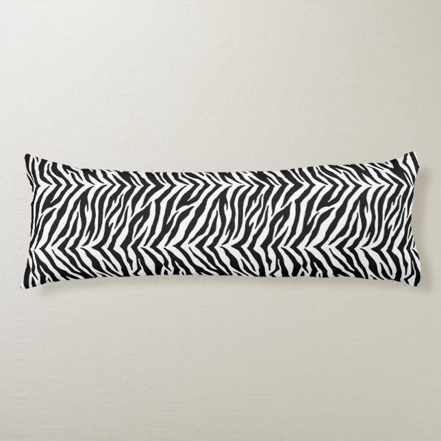 Zebra Print Body Pillow Seitenschläferkissen (Vorderseite)