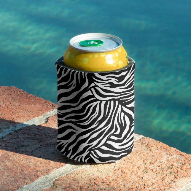 Zebra Print Can Cooler Dosenkühler (In Situ Pool)