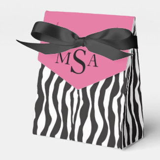 Zebra Print & Carriage Baby Dusche Geschenkboxen Geschenkschachtel