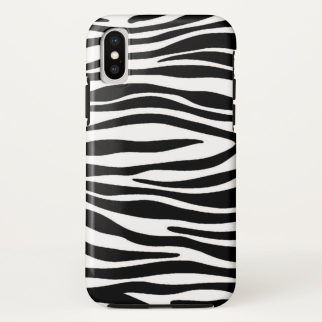 Zebra Print Case-Mate iPhone Hülle (Rückseite)