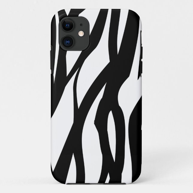 Zebra Print Case-Mate iPhone Hülle (Rückseite)
