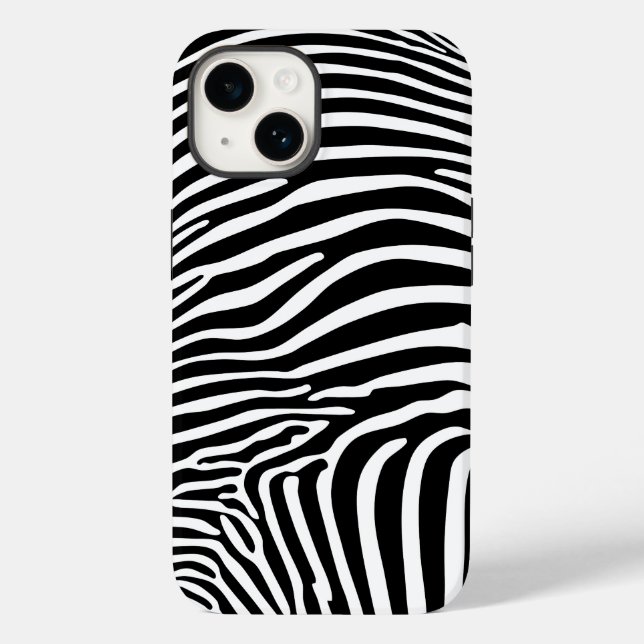 Zebra Print Case-Mate iPhone Hülle (Rückseite)