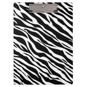 Zebra Print Clipboard Klemmbrett