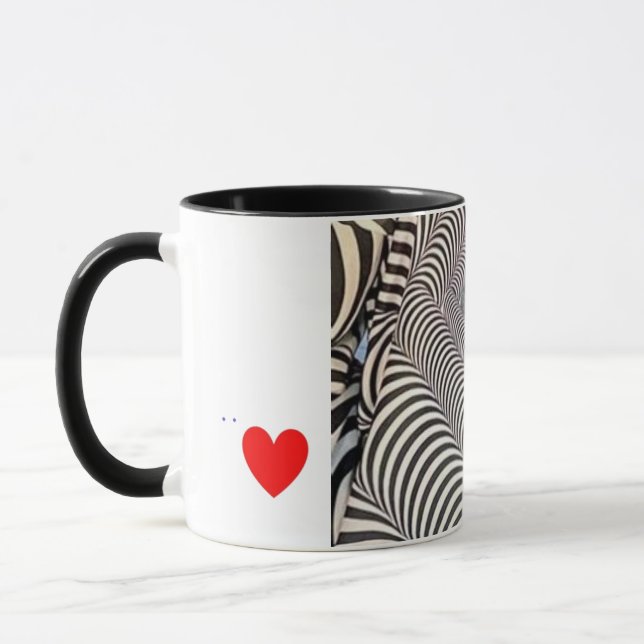Zebra Print Coffee Mug Tasse (Links)