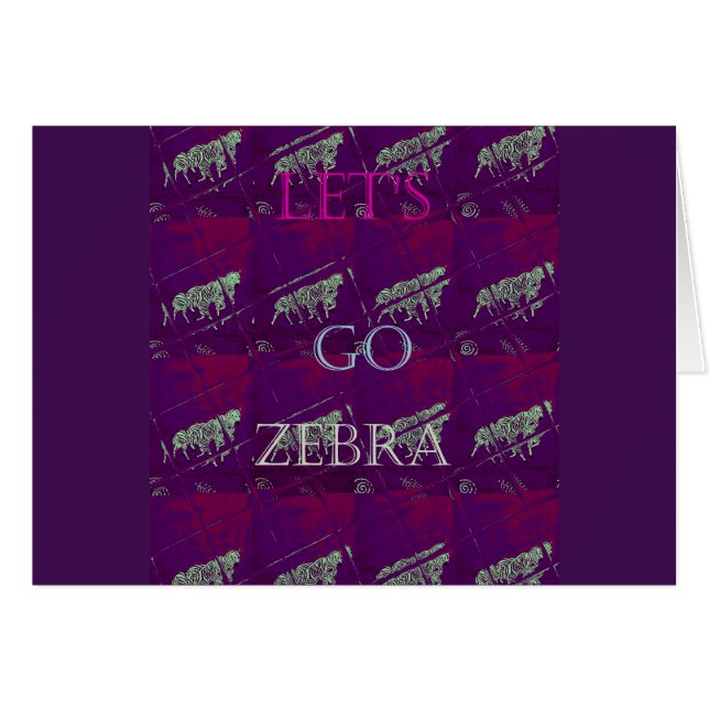 Zebra Print Décor: Ein Spaß Design (Vorderseite (Horizontal))