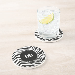 Zebra Print Drink Untersetzer