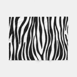 Zebra Print Fleecedecke