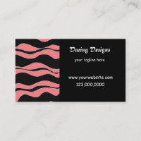 Zebra Print in Schwarz und Rosa