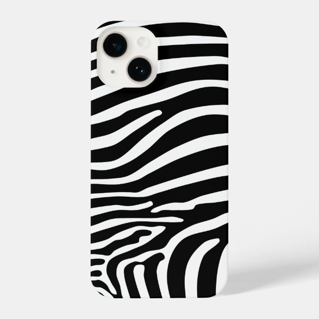 Zebra Print iPhone Hülle (Rückseite)