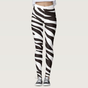 Zebra Print-Leggings Leggings