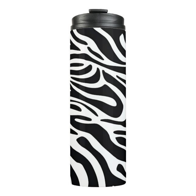 Zebra Print Leggings Thermosbecher (Vorderseite)