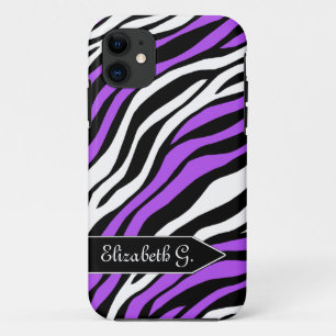 Zebra Print Lila Mix iPhone 5 Fall Case-Mate iPhone Hülle