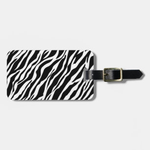 Zebra Print Luggage Tag Gepäckanhänger