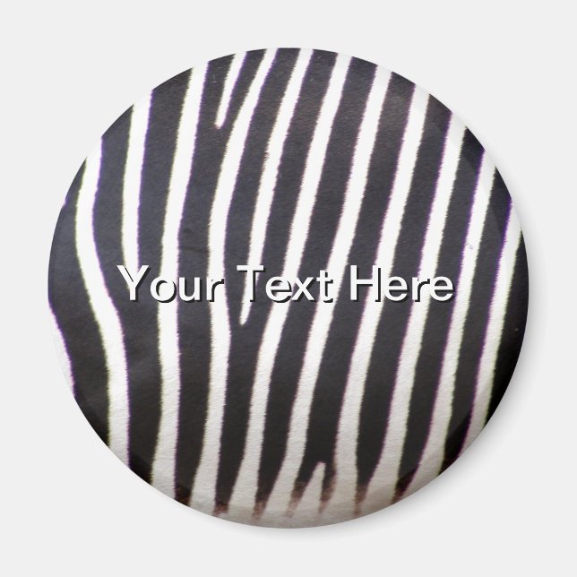 Zebra Print Magnet (Vorne)