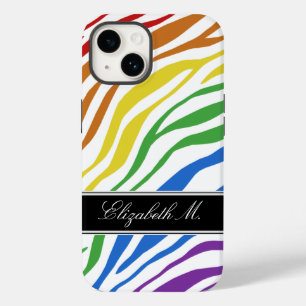 Zebra Print Mix Rainbow Case-Mate iPhone Hülle