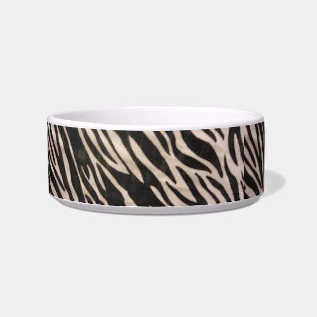 Zebra Print Napf (Links)