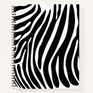 Zebra Print Notizbuch