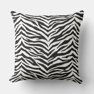 Zebra Print Outdoor Throw Kissen
