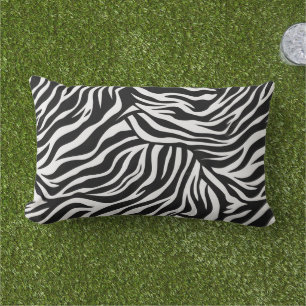 Zebra Print Outdoor Throw Kissen Für Draußen