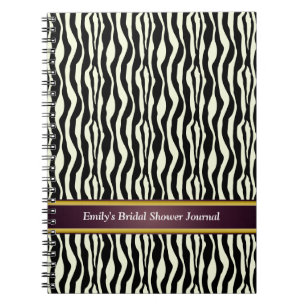 Zebra Print Pattern Notizblock