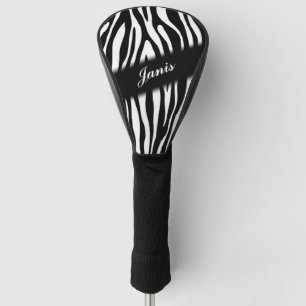 Zebra Print Personalisiert Golf Headcover